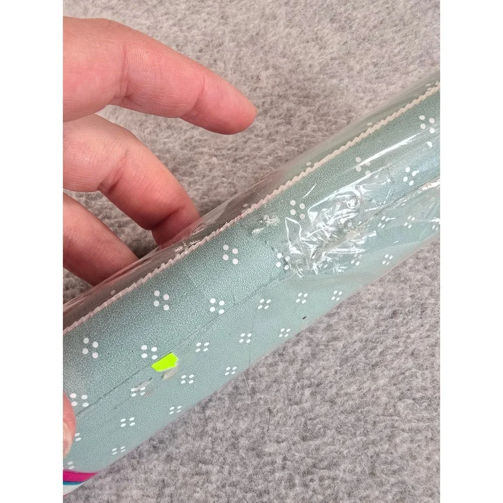 Vintage 90s Cottagecore Con-Tact Shelf Liner Rubbermaid Blue Polka Dot 1991 NIP